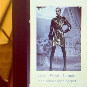 Lanvin 2009 Runway Dress